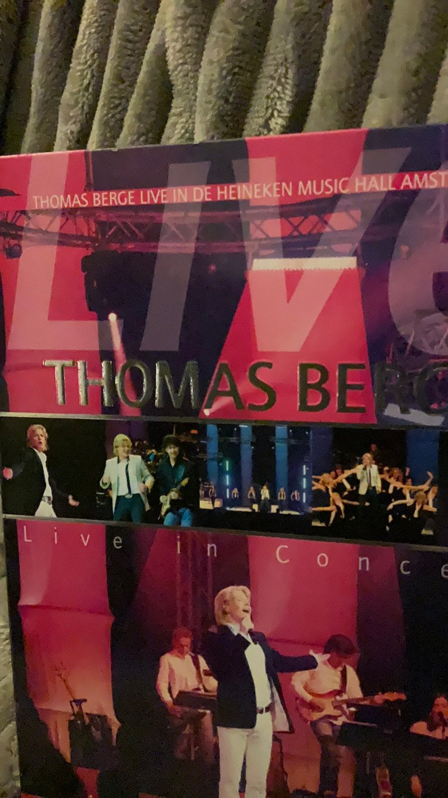 Thomas Berge live in concert 2dvd boxset, Ophalen of Verzenden, Zo goed als nieuw, Concert, Inclusief doosje