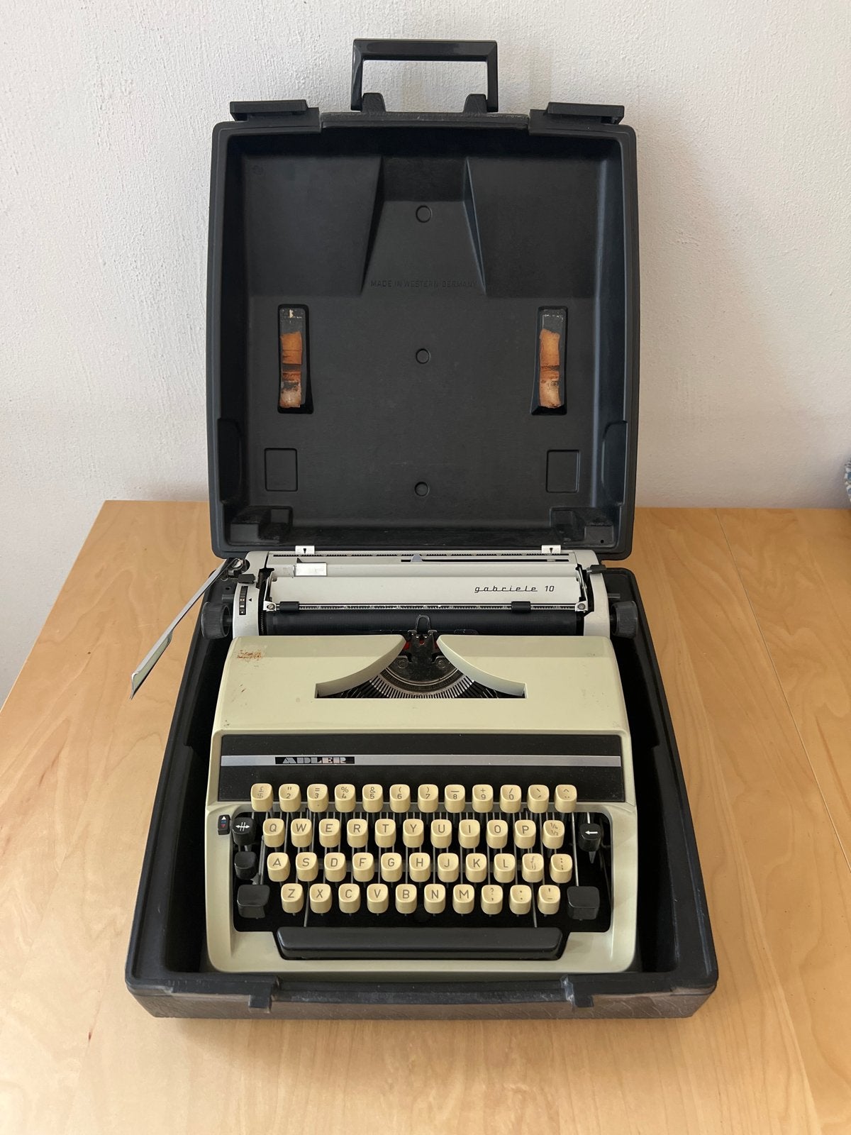Typemachine, Ophalen, Gebruikt