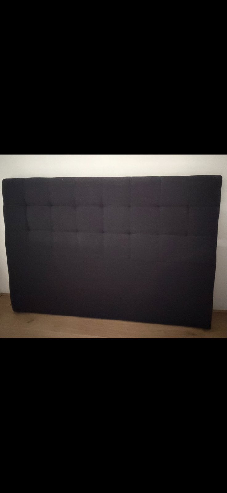 Hoofdbord bedwand 180x125cm H50 Grijs, Huis en Inrichting, Slaapkamer | Bedden, Ophalen, Tweepersoons, Zo goed als nieuw, 180 cm