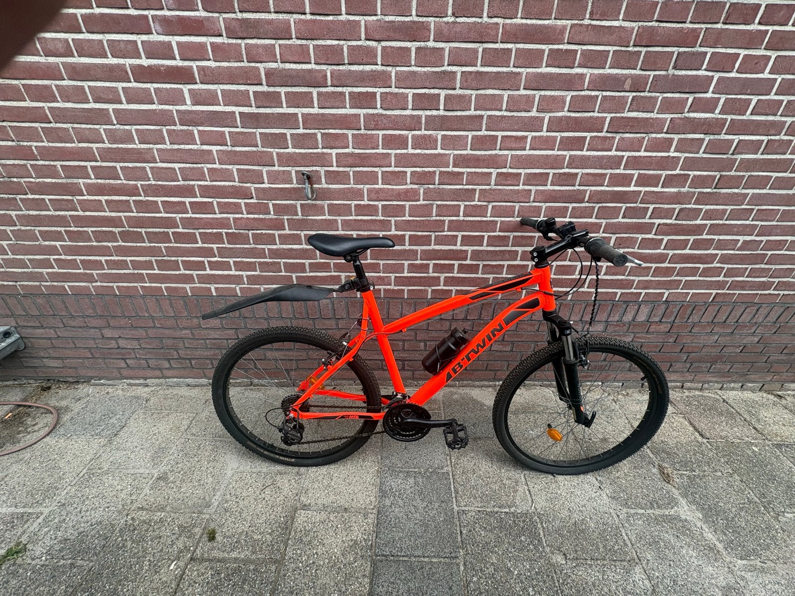 B'Twin Rockrider 340 Mountainbike - Oranje, Fietsen en Brommers, Overige merken, Gebruikt, Hardtail, Ophalen of Verzenden