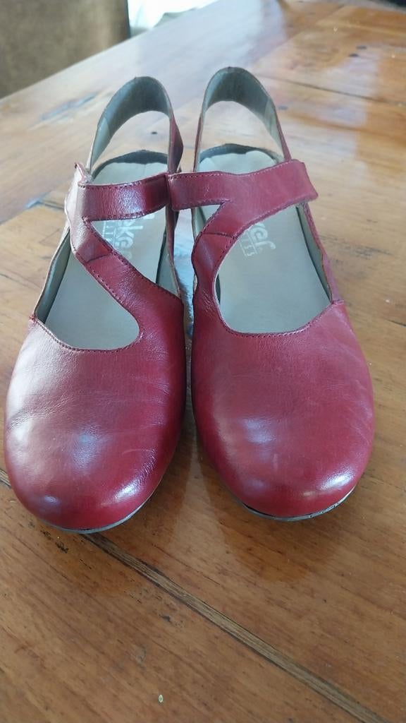 Rieker, rode zomer schoenen, maat 39, Nieuw, Rood, Rieker, Sandalen of Muiltjes