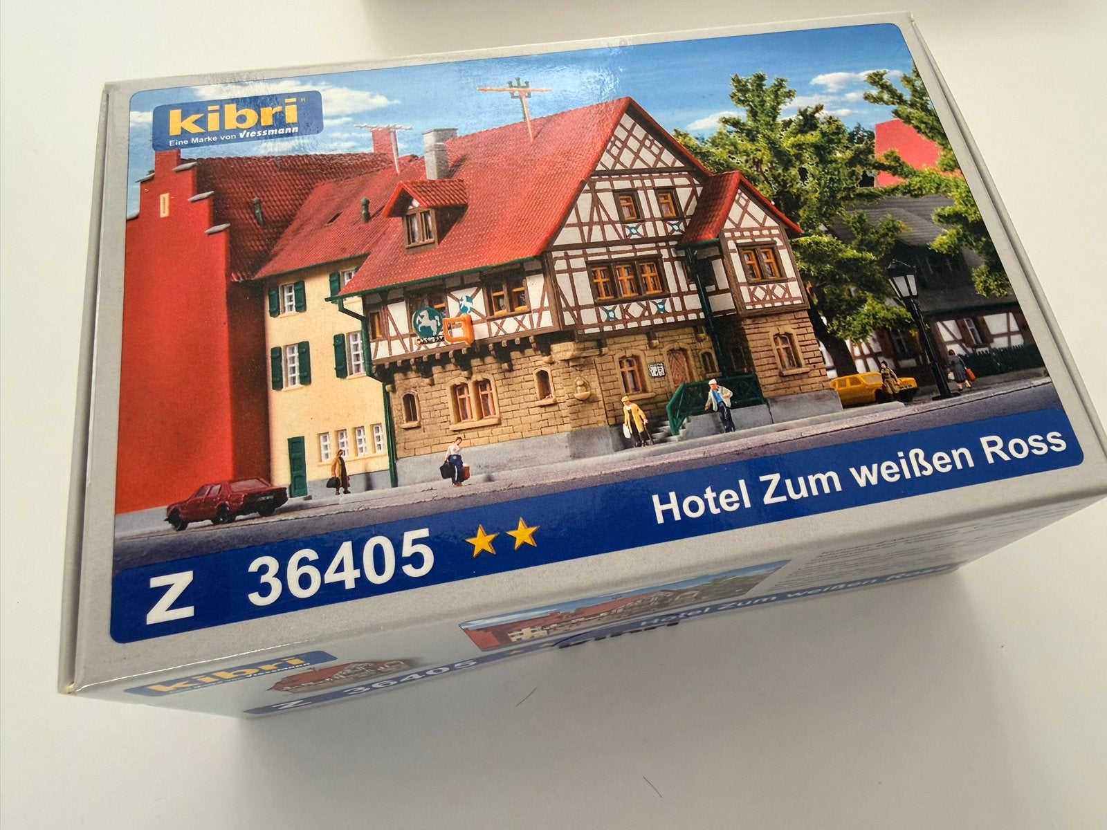 Kibri Z 36405 Hotel Zum weißen Ross - Nieuw in doos, Overige merken, Gelijkstroom of Wisselstroom, Brug, Tunnel of Gebouw, Nieuw