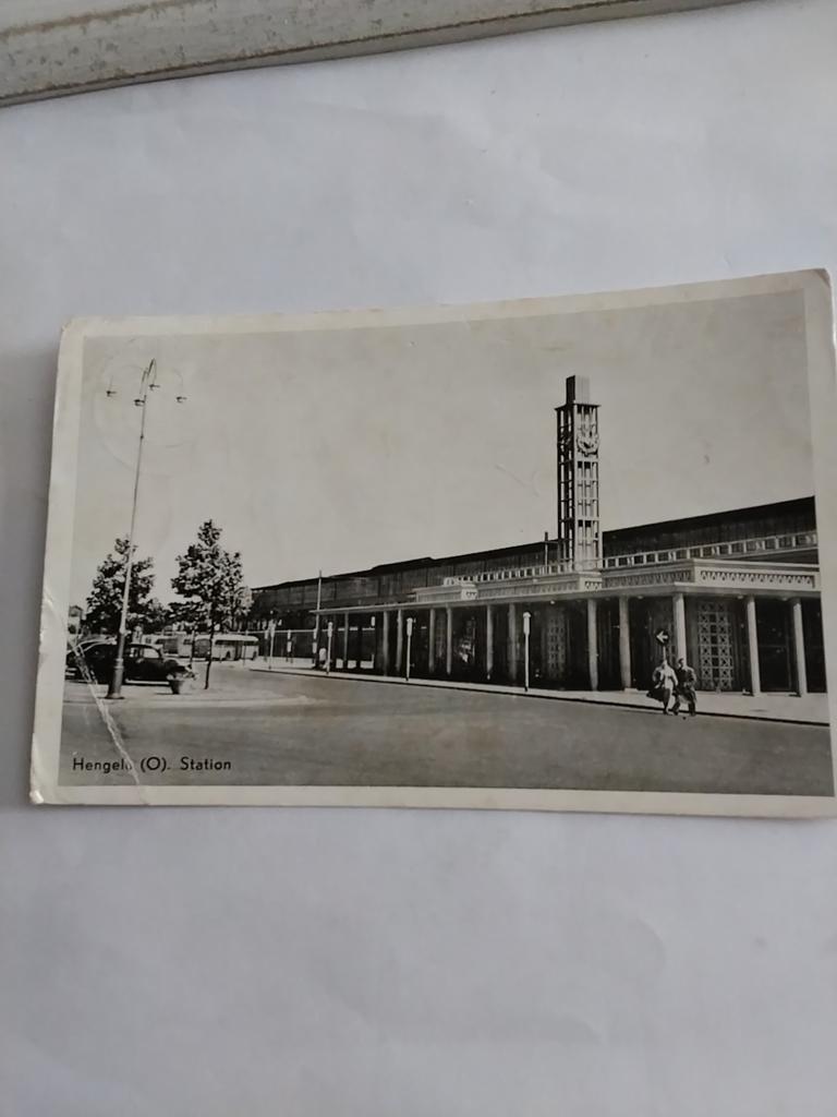 HENGELO. O.  STATION, Verzamelen, Ansichtkaarten | Nederland, Ophalen of Verzenden, Voor 1920, Overijssel