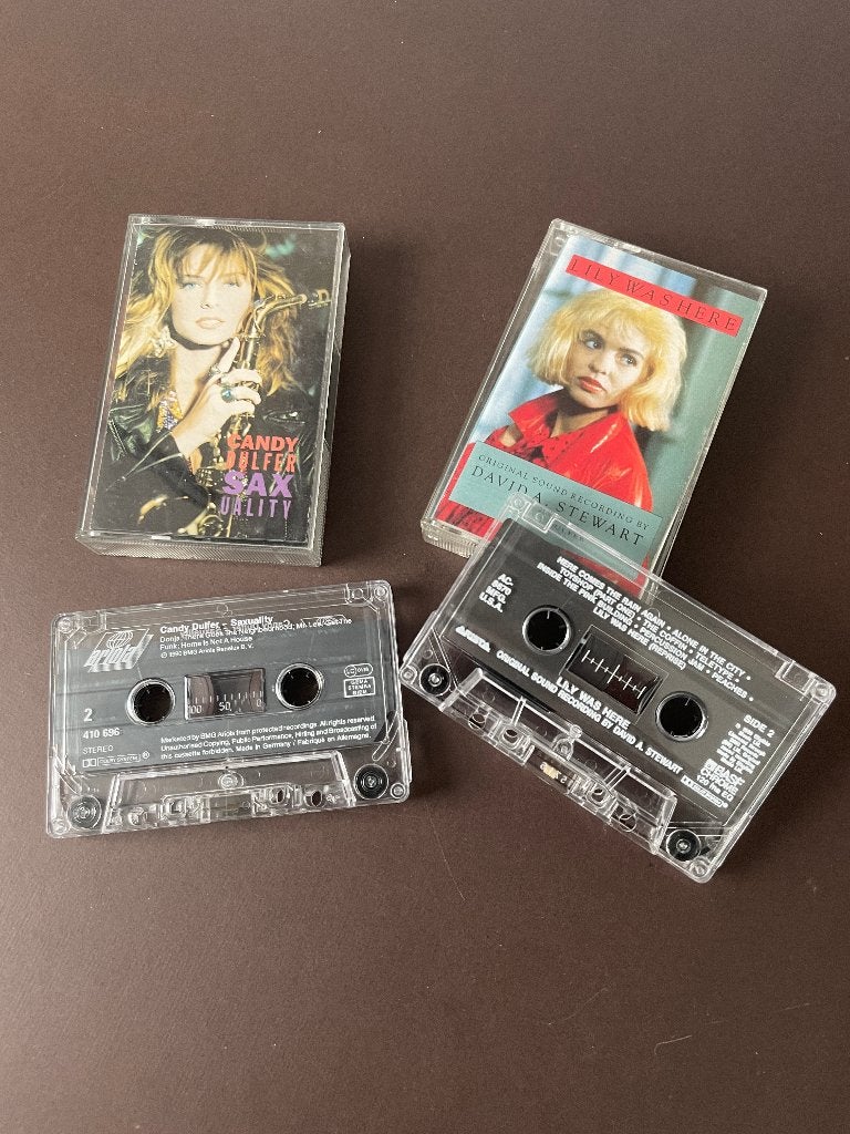 Cassette albums Candy Dulfer Saxuality en OST De Kassiere, Gebruikt, 2 t/m 25 bandjes, Ophalen of Verzenden, Voorbespeeld