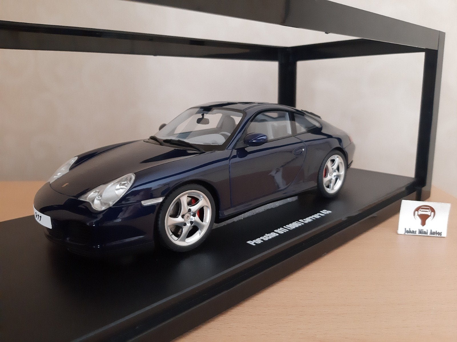 Porsche 911 (996.2) Carrera 4S 2002 Dark Blue GT938 in 1:18