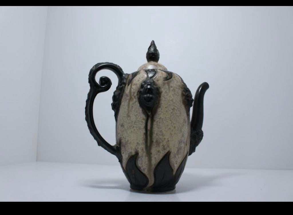 Aardewerk theepot, Sylvain Sttublet, Ophalen of Verzenden
