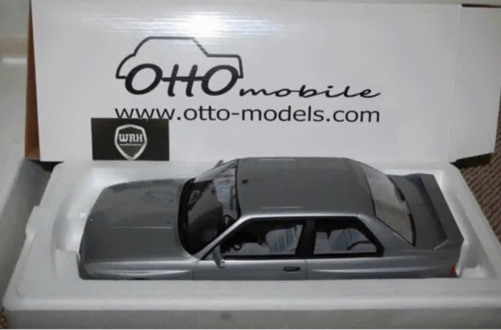 1:12 BMW M3 E30 silver Otto mobile G052 in box WRH, Verzenden, Zo goed als nieuw, 1:9 t/m 1:12, Auto