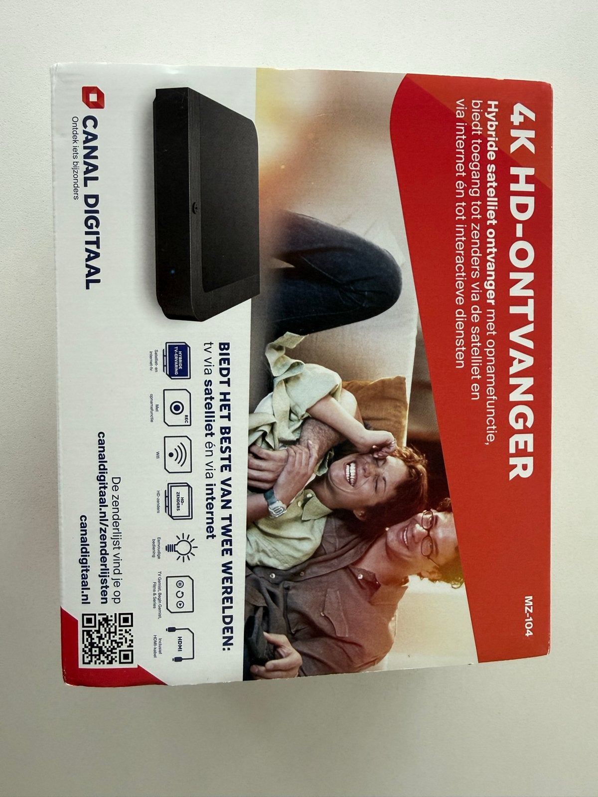 Canal Digitaal 4K HD-ontvanger MZ-104 met opnamefunctie, Ophalen of Verzenden, Zo goed als nieuw, Decoder