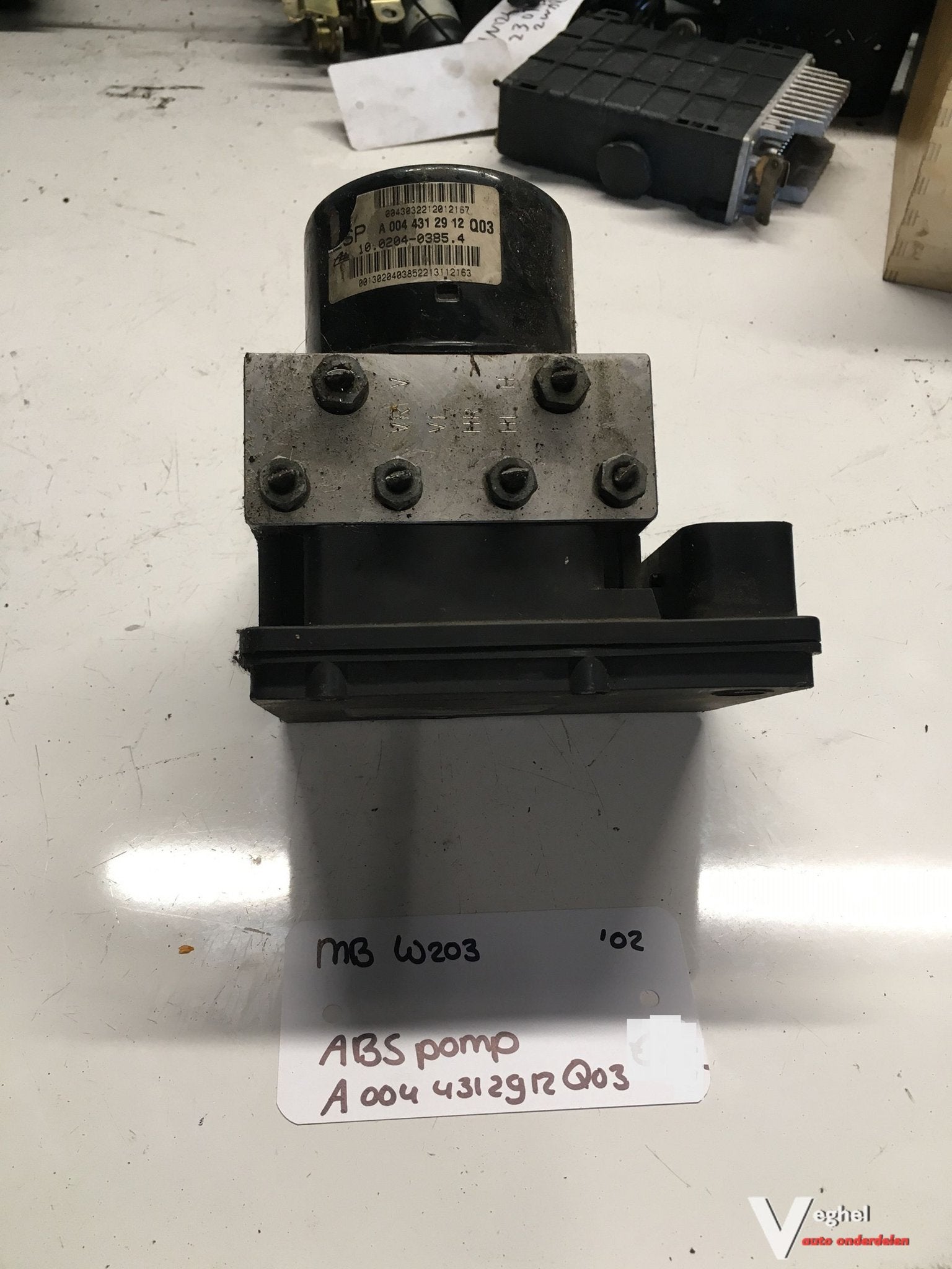 Mercedes W203 2002 ABS Pomp A 004 431 2912 Q03, Gebruikt, -, -, Ophalen of Verzenden