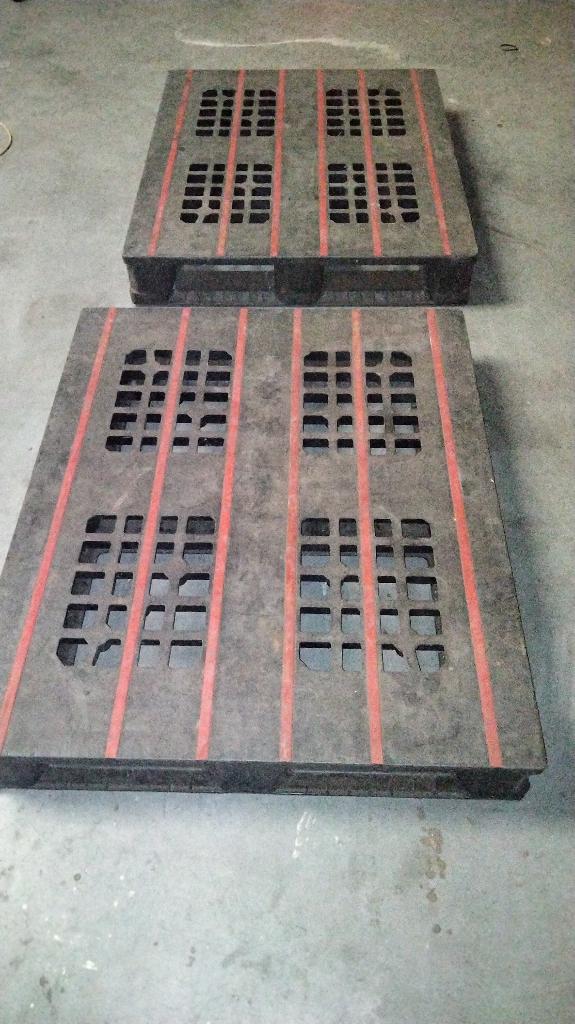 Pallet - kunststof - Twee stuks, Ophalen, 100 cm of meer, 60 cm of meer, Overige typen