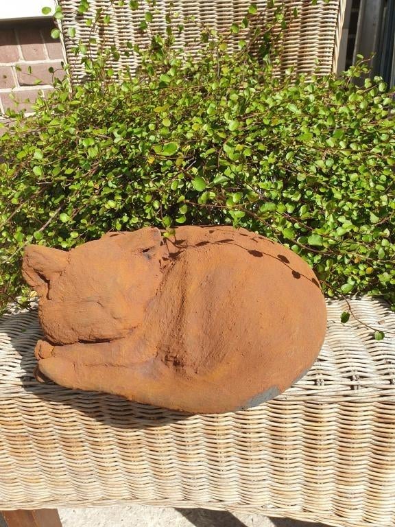 beeld van een poes , tuinbeeld aanbieding, Ophalen of Verzenden, Atw, Atw, Nieuw