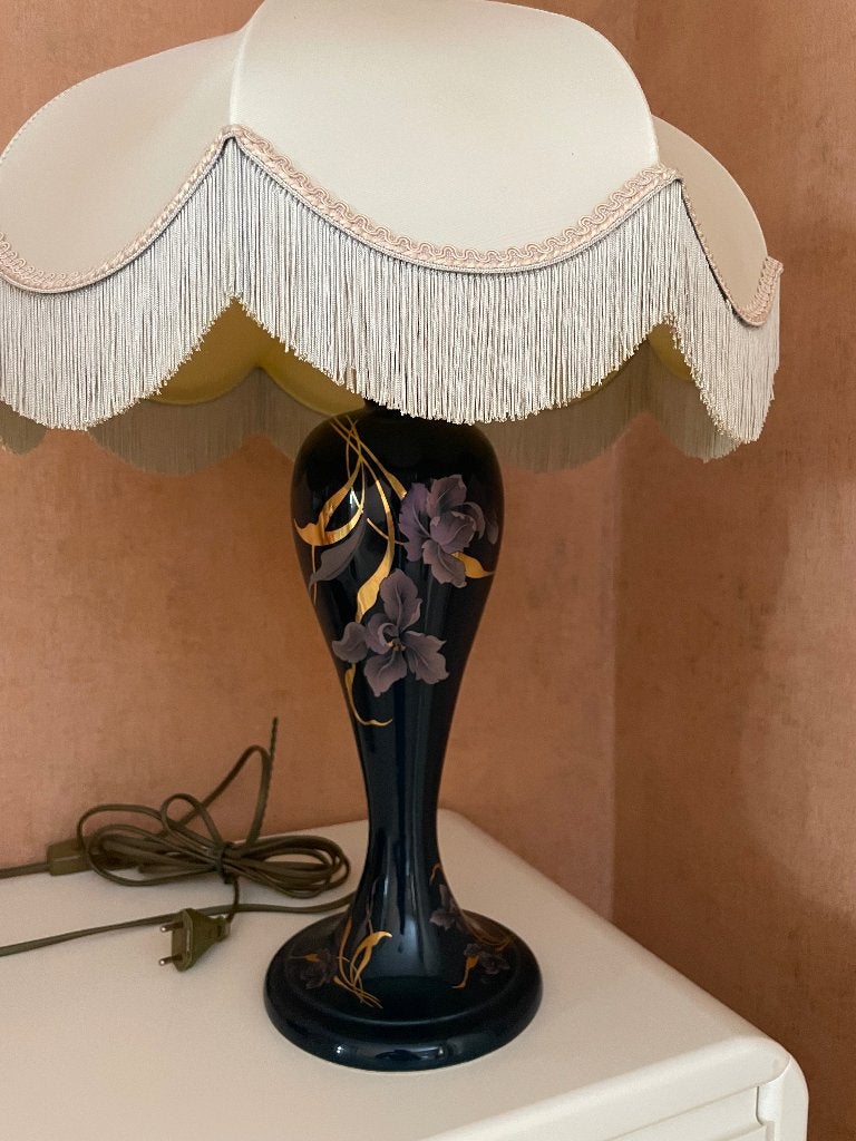 Vaaslamp, Met schakelaar, Keramiek, E27 (groot), Zo goed als nieuw