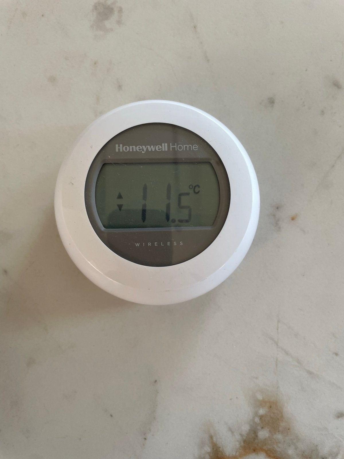 Honeywell Round Draadloze Thermostaat met Ontvanger, Ophalen of Verzenden, Slimme thermostaat, Gebruikt