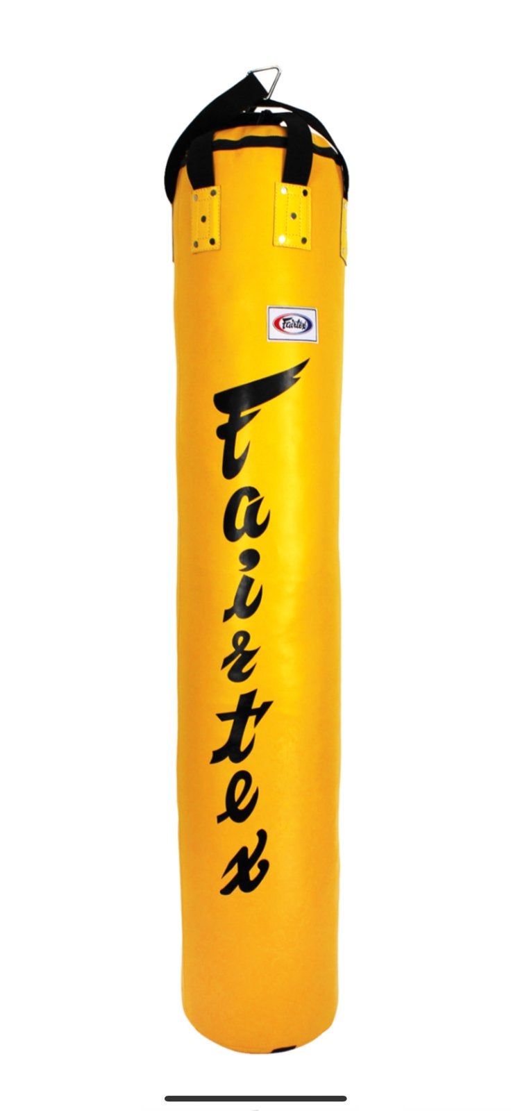 Nieuwe Fairtex 180 bokszak (Geel zwart), Sport en Fitness, Ophalen of Verzenden, Nieuw, Bokszak