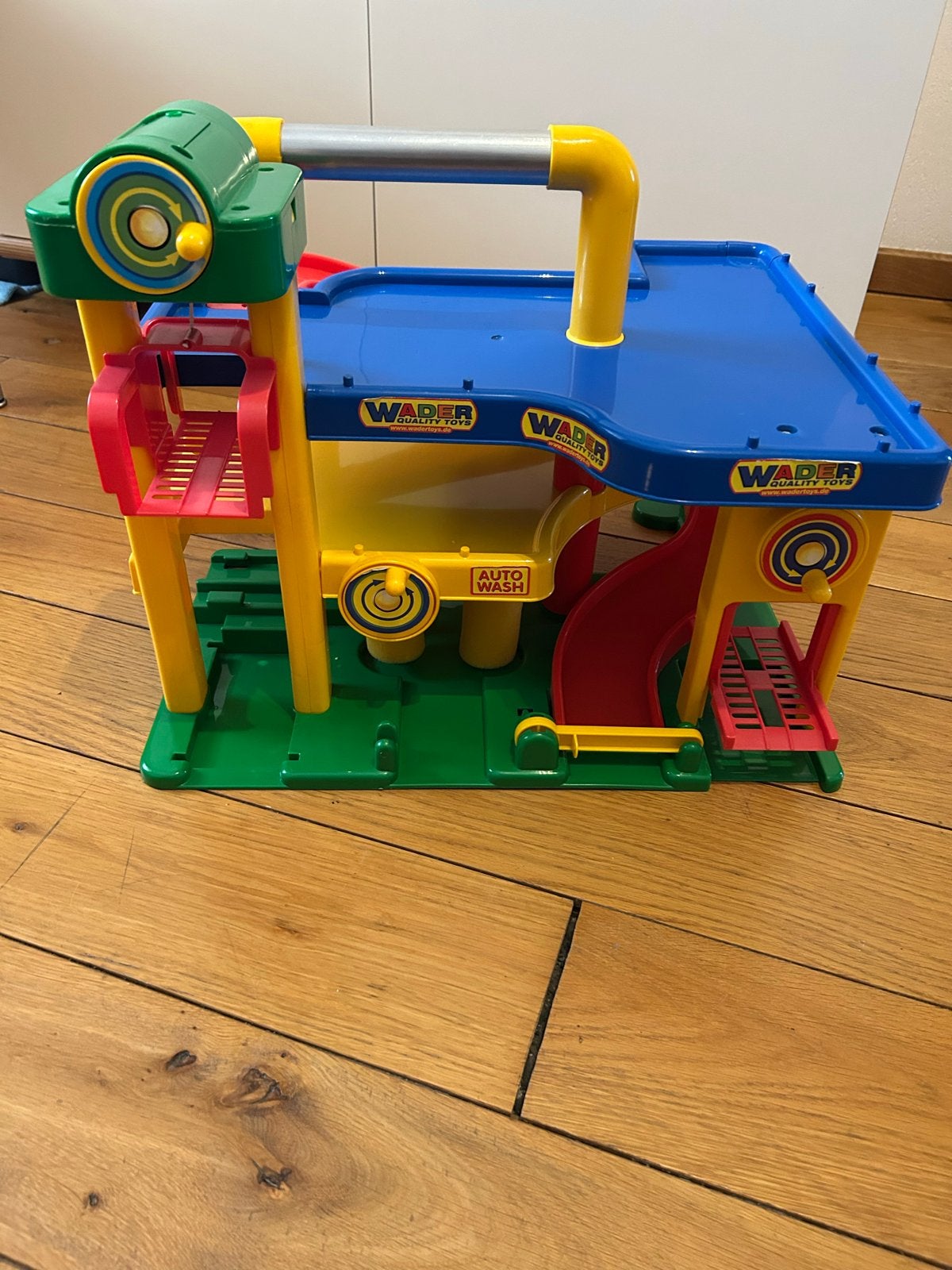 Wader Quality Toys Garage / Autowasstraat Speelset, Ophalen of Verzenden, Gebruikt, Jongen of Meisje
