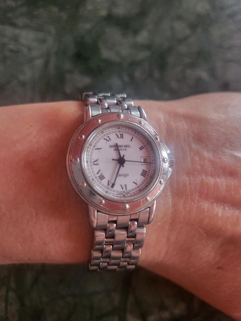 Raymond Weil, Ophalen of Verzenden, Zo goed als nieuw, Zilver, Staal