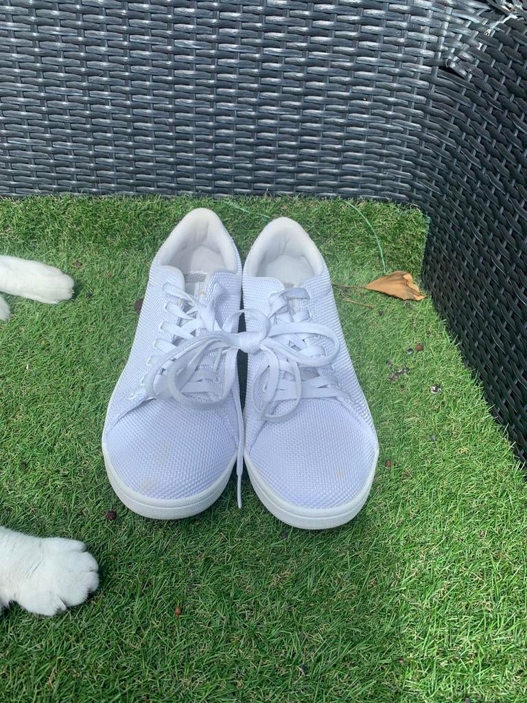 Witten dames sneakers 39 New Yorker, Ophalen of Verzenden, Zo goed als nieuw, Wit, Sneakers of Gympen