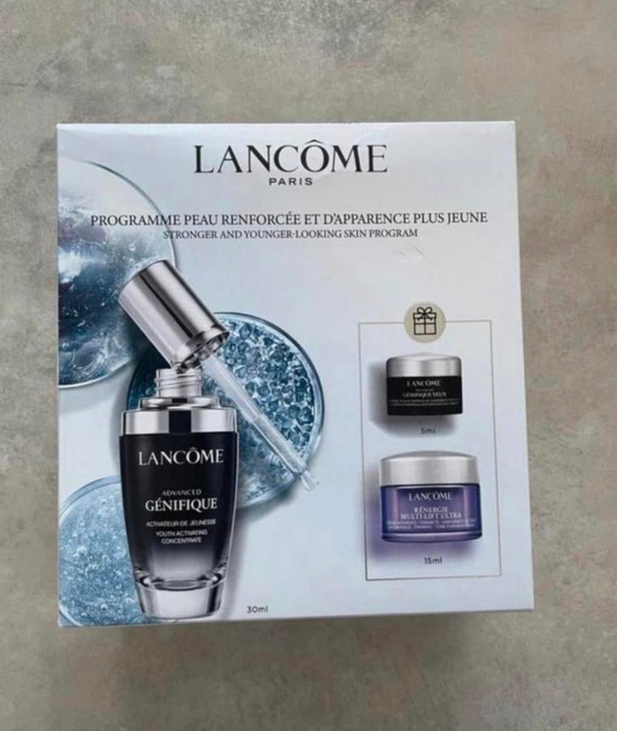 Lancôme advanced genifique 30ml, genifique yeux & multi lift, Ophalen of Verzenden, Nieuw, Gehele gezicht, Verzorging