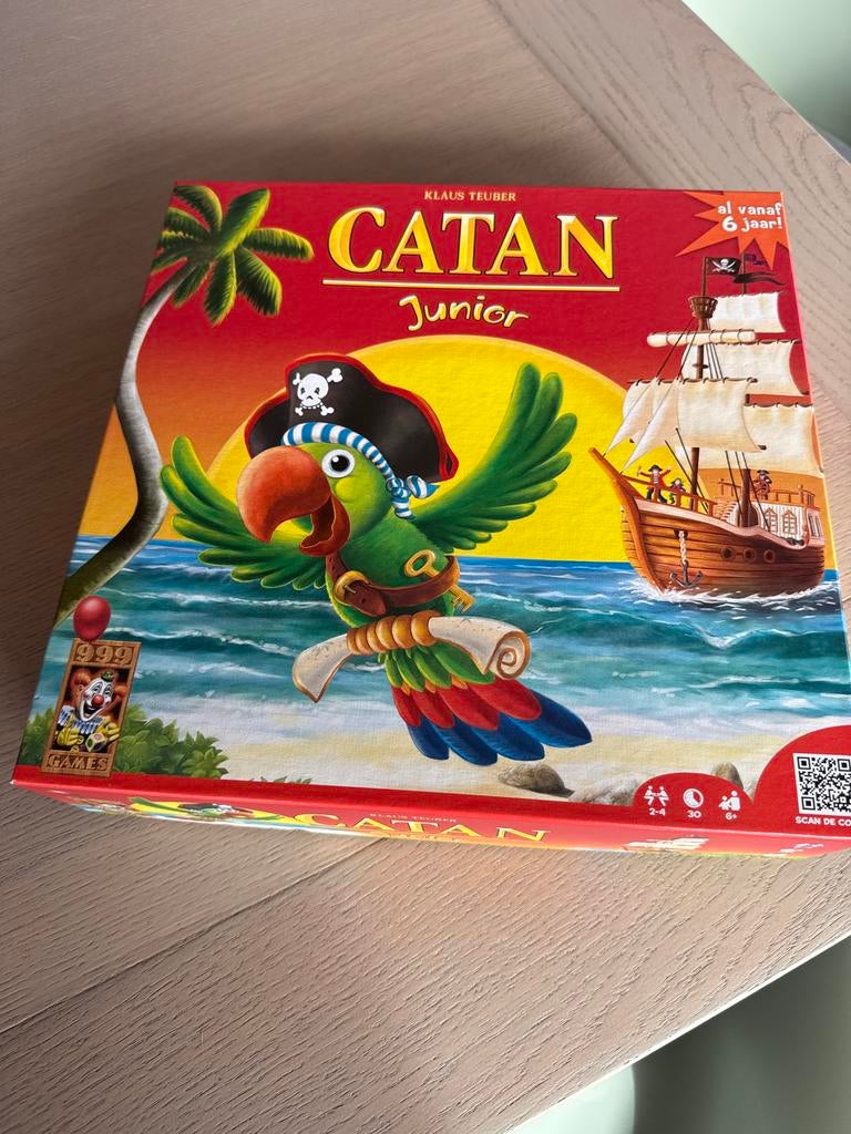 Catan Junior Bordspel - Avontuur voor Jonge Piraten, Drie of vier spelers, Ophalen, Zo goed als nieuw