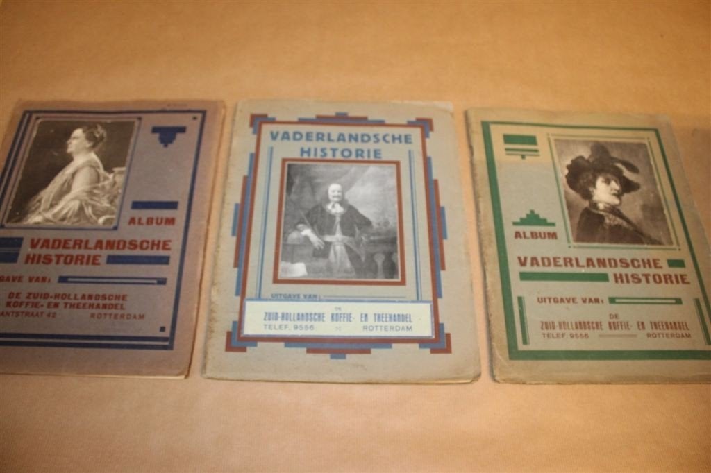 Vaderlandsche Historie — 3 Complete Plaatjesalbums 1927, Ophalen of Verzenden, Gelezen