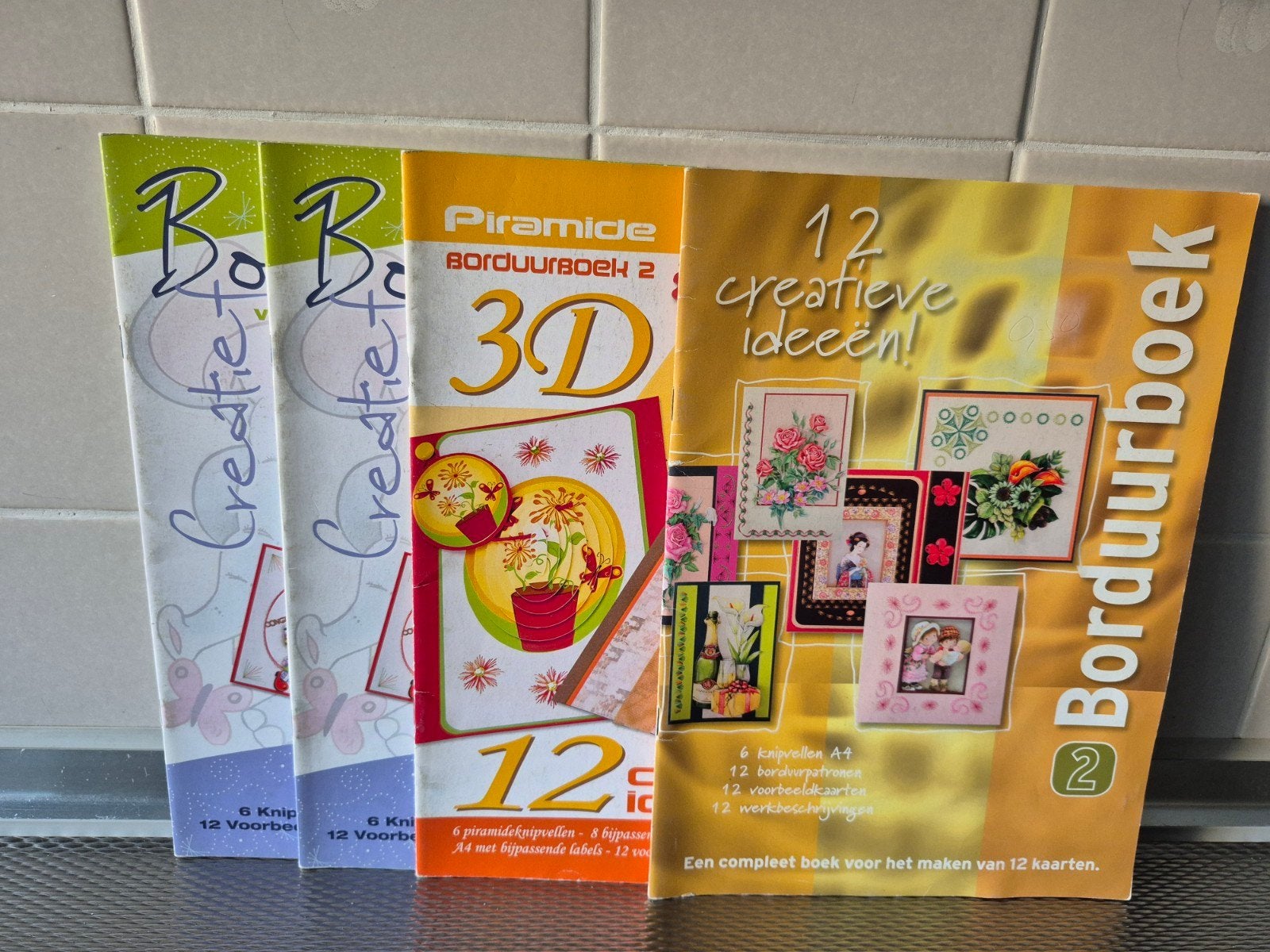 4 BORDUUR/3D KAARTEN MAKEN BOEKEN NIEUW, Hobby en Vrije tijd, Ophalen, Nieuw, Overige thema's, Overige typen