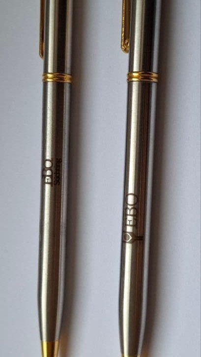 EBO (nu Monuta) 2 balpennen nieuw, Overige merken, Balpen, Nieuw, Ophalen of Verzenden