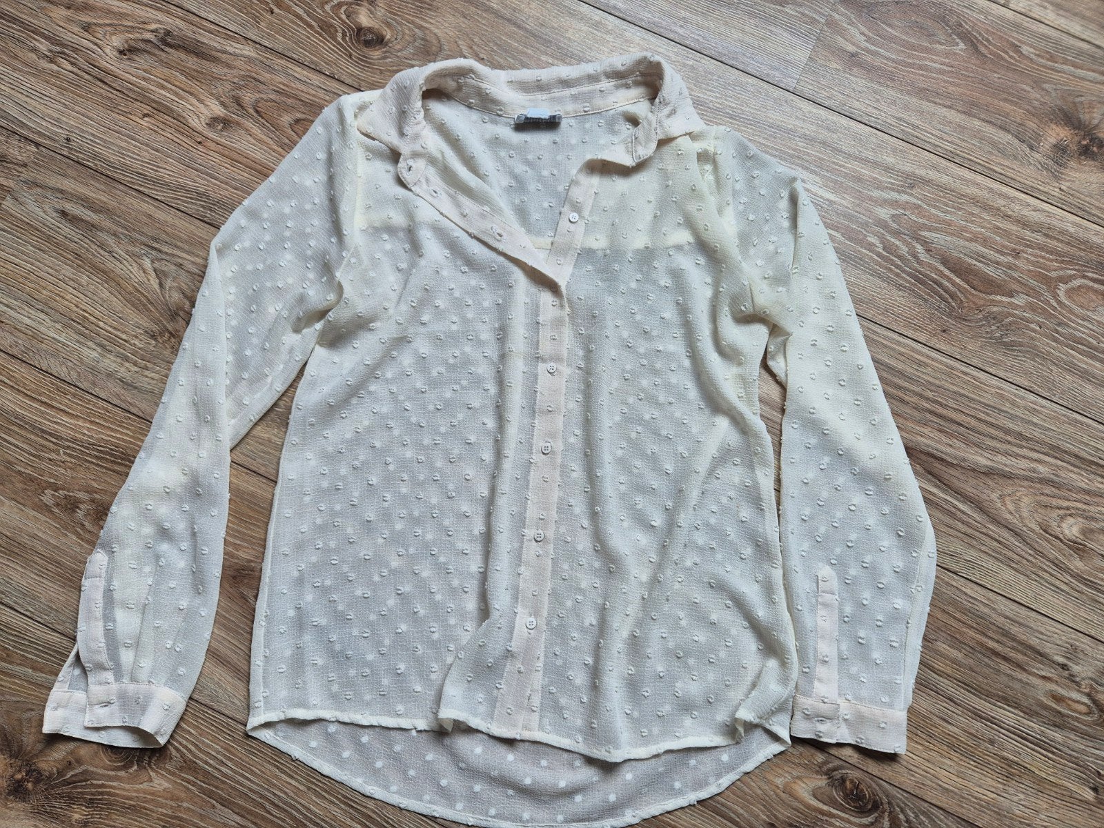 Cotton Club blouse maat M, Maat 38/40 (M), Beige, Ophalen of Verzenden, Zo goed als nieuw