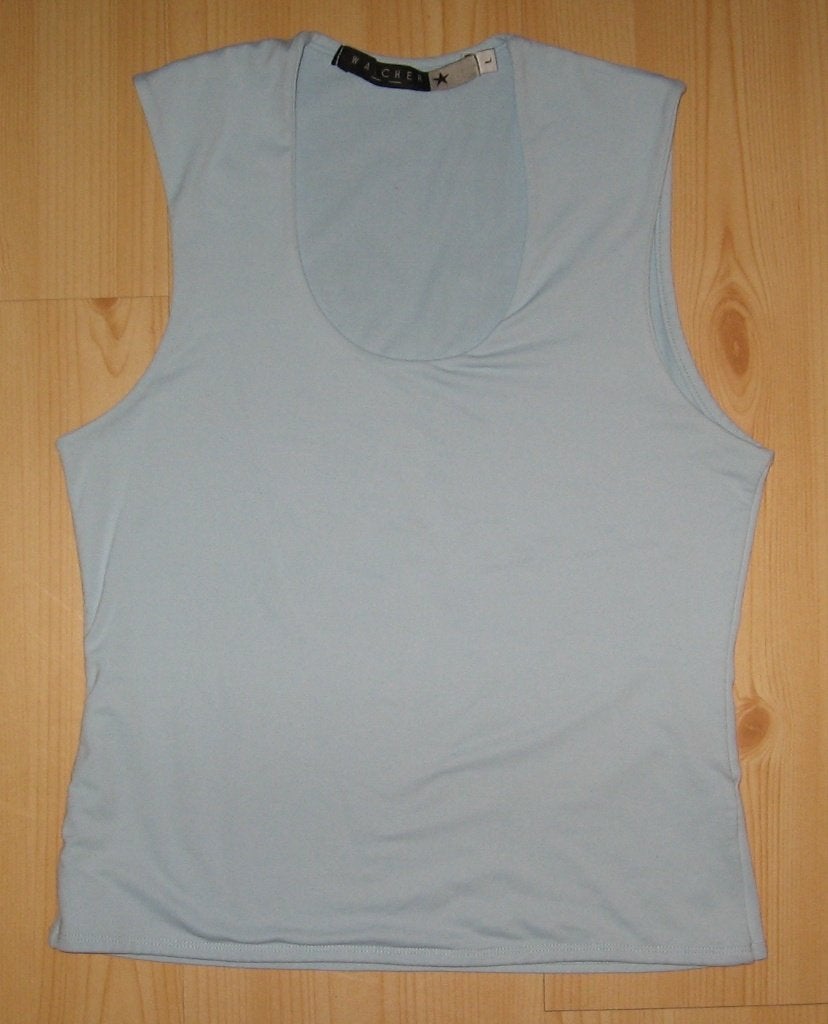 Watcher top maat m. In top staat l, maar valt klein., Kleding | Dames, Maat 38/40 (M), Blauw, Ophalen of Verzenden, Zonder mouw