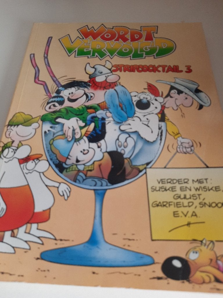 wordt vervolgd, stripcocktail 3, Boeken, Eén stripboek, Ophalen of Verzenden, Zo goed als nieuw