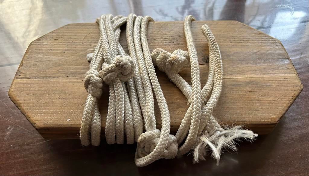 Houten schommelplank met touwen, Ophalen of Verzenden, Gebruikt