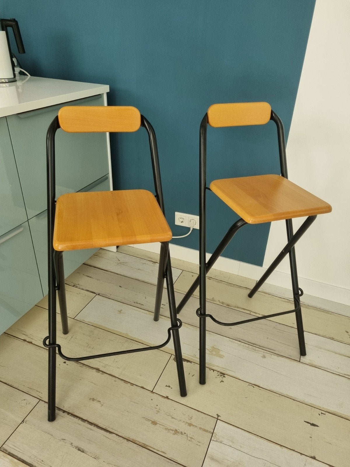 2 mooie barkrukken, 2 krukken, Ophalen, Zo goed als nieuw, 60 tot 90 cm
