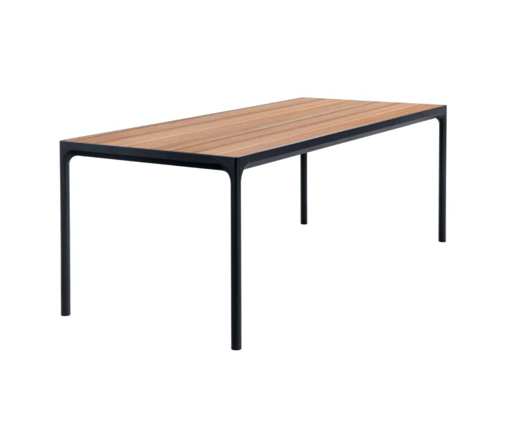 Houe Four tuintafel 210x90 bamboe Grijs onderstel €1599, nu, Houe, Houe, Houe, Nieuw