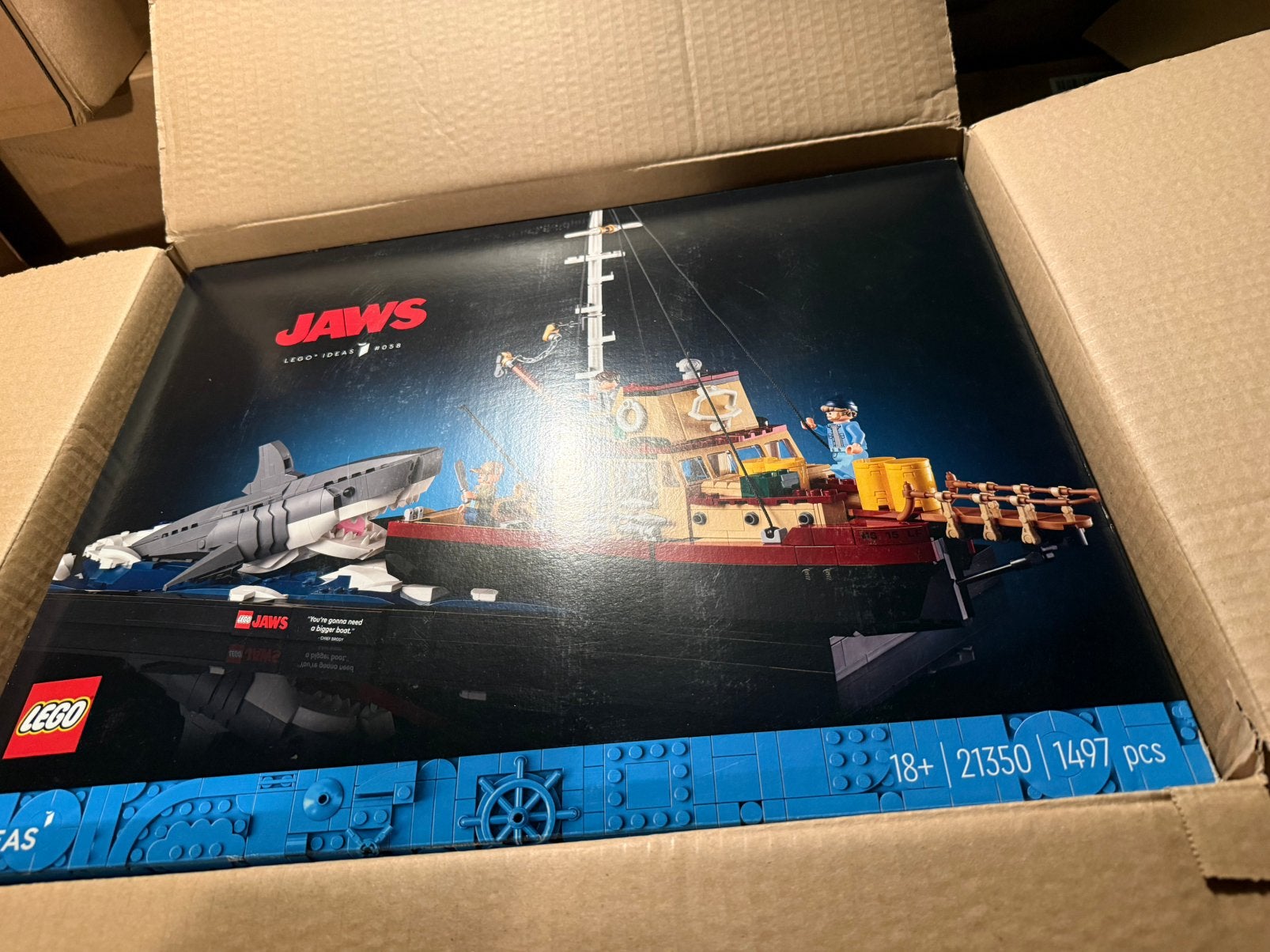 Lego 21350 Jaws - Nieuw, Ophalen of Verzenden, Nieuw, Complete set, Lego