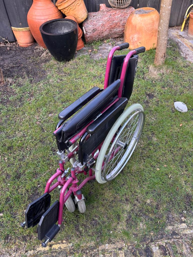 Inklapbare rolstoel, Ophalen of Verzenden, Inklapbaar, Gebruikt, Handbewogen rolstoel