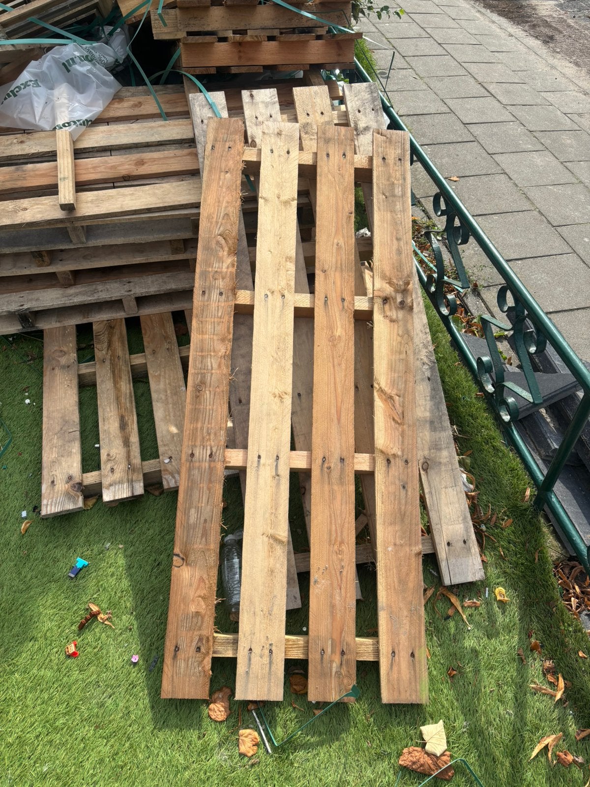 Gratis, Ophalen, Zo goed als nieuw, Pallet, Minder dan 200 cm