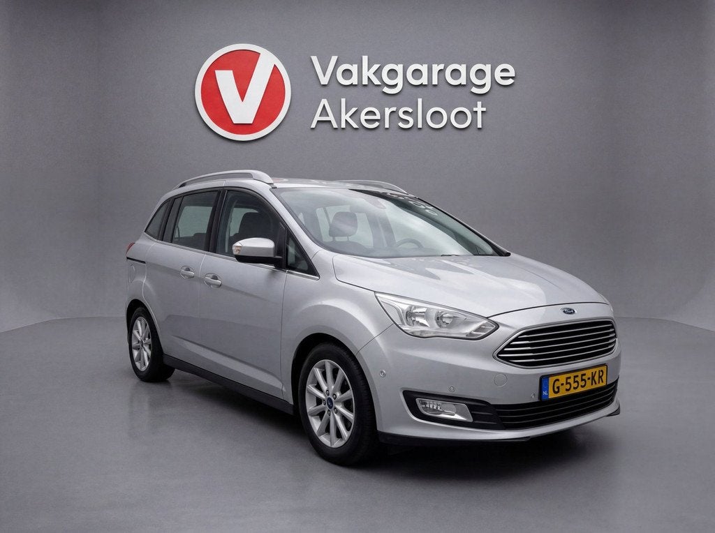 Ford Grand C-Max 1.5 Titanium / Parkeersensoren / Stoelverwa, Auto's, Ford, 150 pk, Bedrijf, 750 kg, 1300 kg