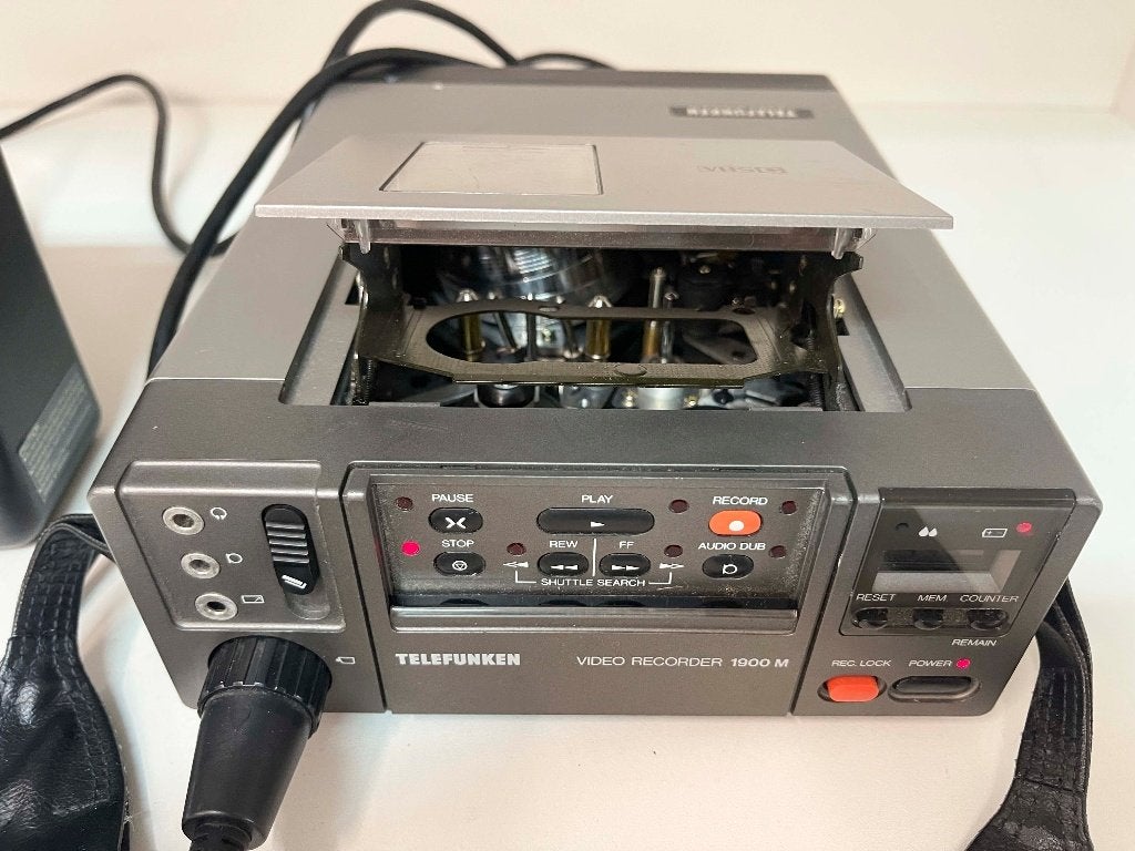Vintage JVC GZ-S5E camera + TELEFONKEN 1900M Video Recorder, N, Overige typen, Ophalen of Verzenden, N