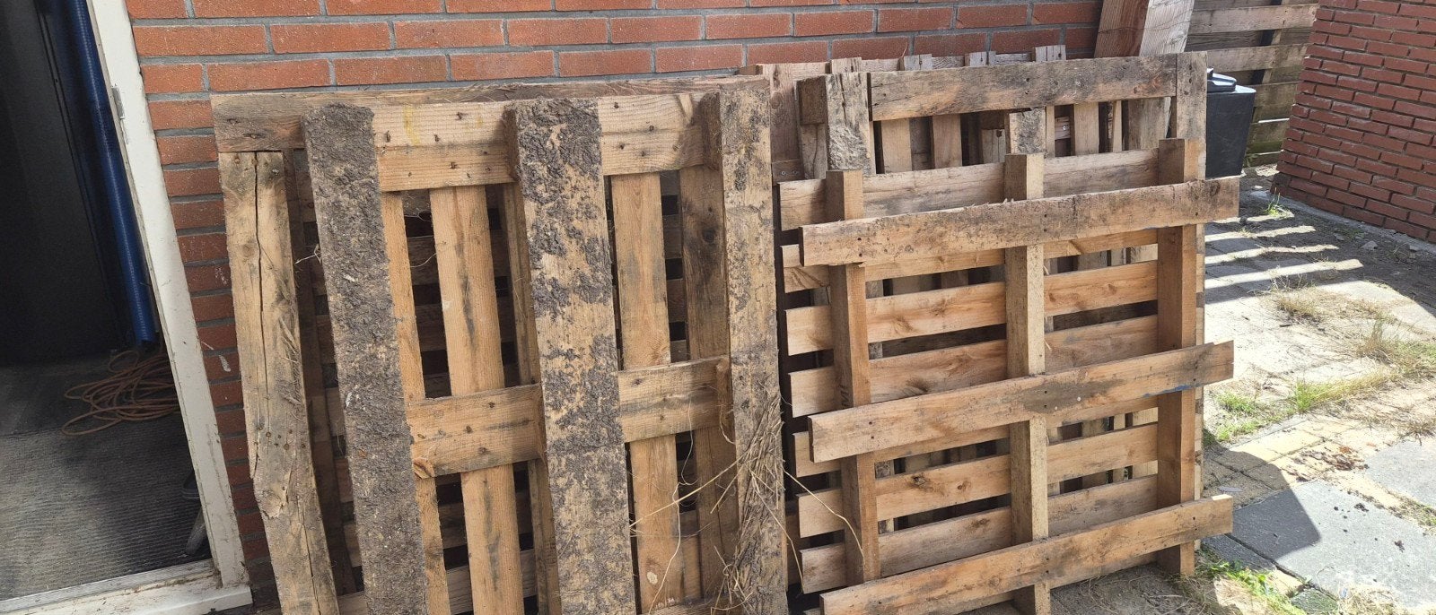 houten palets / brandhout, Doe-het-zelf en Verbouw, Ophalen, Minder dan 25 mm, Plank, Minder dan 200 cm