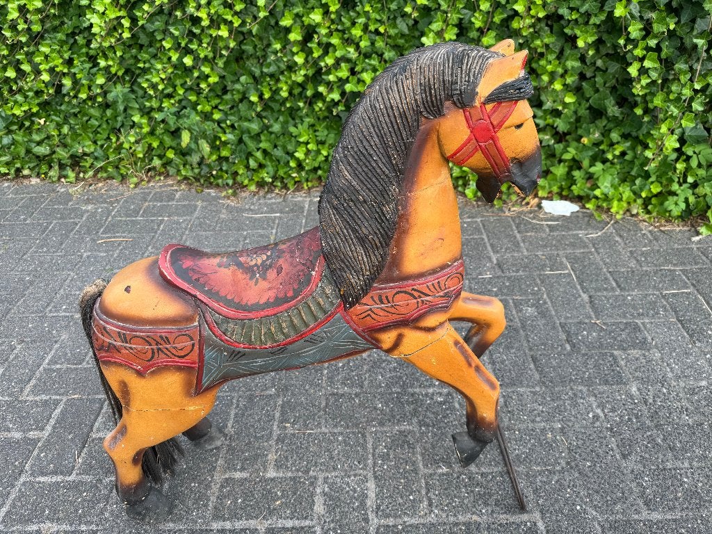 carrouselpaard op standaard 1m, Ophalen of Verzenden