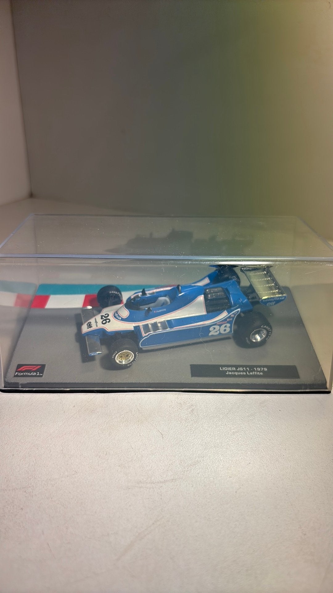 F1 ligier js11 jacques laffite 1979 atlas 1.43, Overige merken, Auto, Ophalen of Verzenden, A