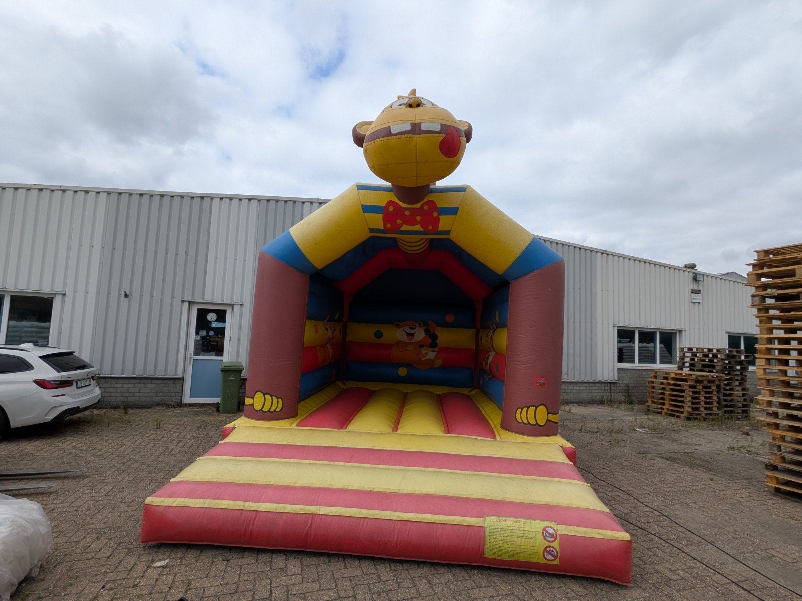 Springkussen aap te koop, Ophalen of Verzenden, Zo goed als nieuw, Overige