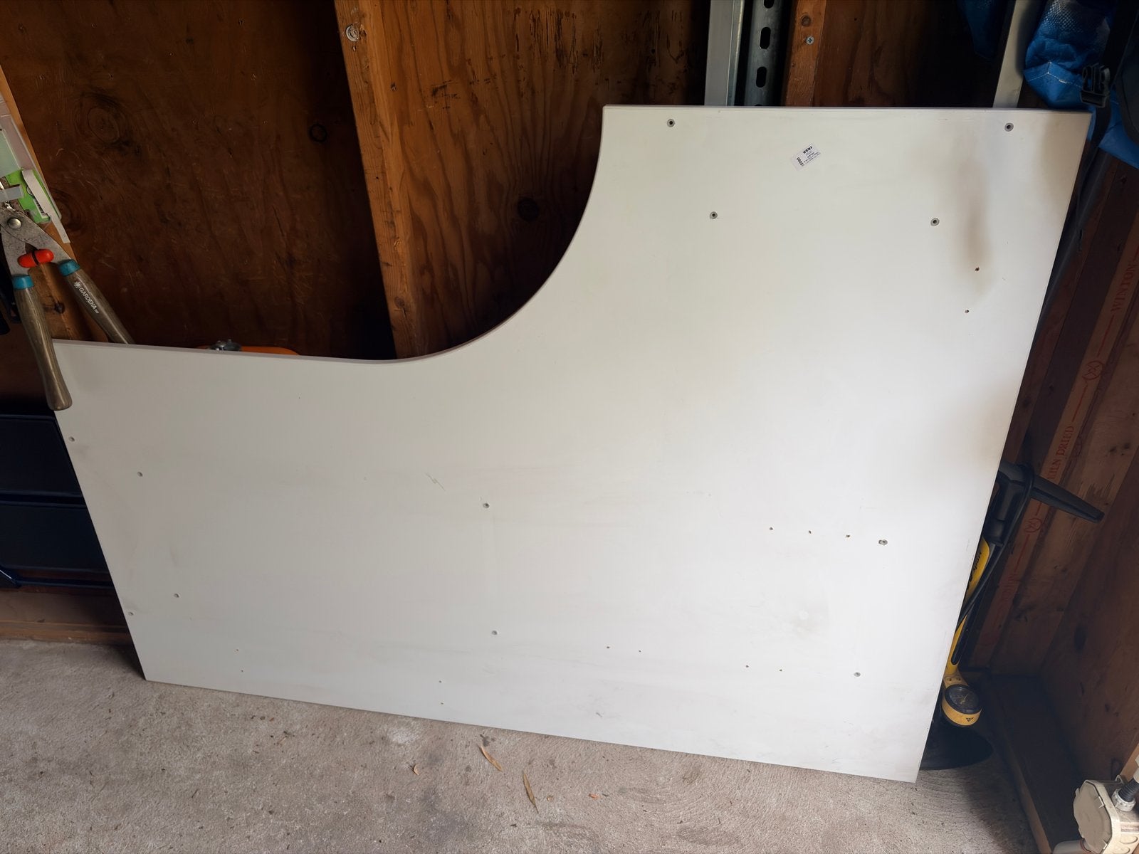 IKEA Galant Hoekbureau - Wit, Verstelbaar - GRATIS!, Ophalen, Demontabel, 120 cm, Spaanplaat of MDF