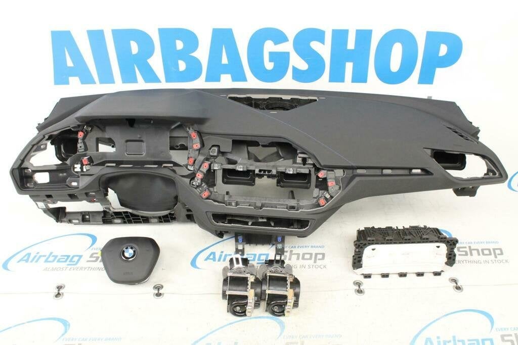 Airbag set Dashboard speaker blauwe stiksels BMW 2 serie F44, Gebruikt, Ophalen of Verzenden