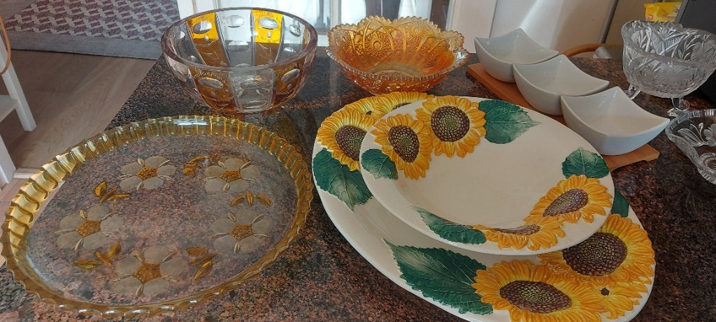 Grote XL Keuken Inboedel & Serviesgoed- ALLES in één koop!, Ophalen, Overige typen, Overige stijlen, Glas