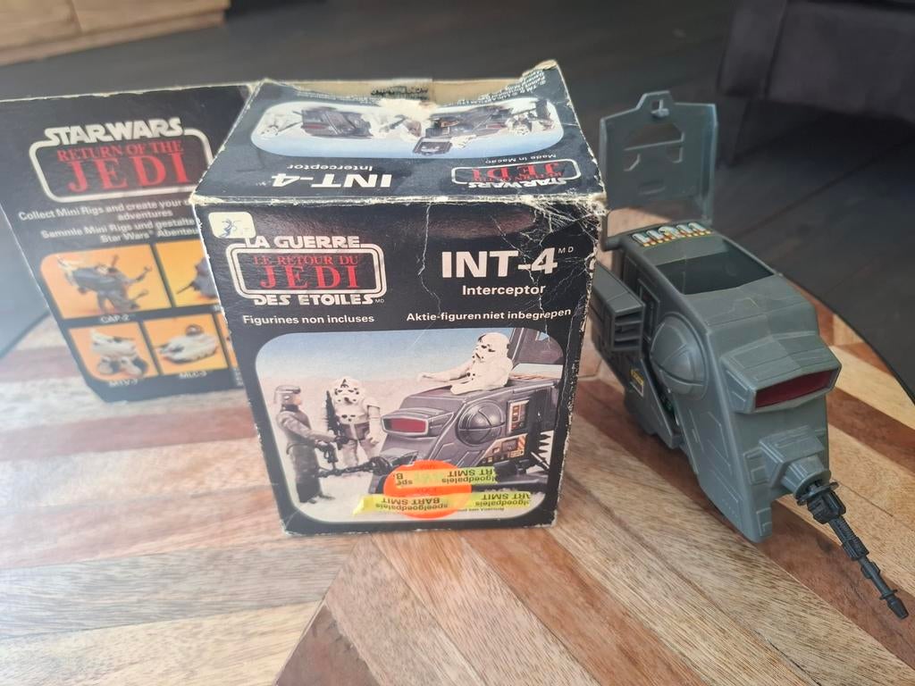 Vintage Star Wars INT-4 Interceptor met doos, Verzamelen, Star Wars, Gebruikt, Overige typen, Ophalen of Verzenden
