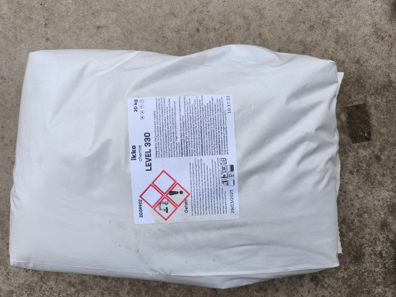 Egaline Level 330 IKKO - 20 kg zak 10 zakken, Ophalen, Overige materialen, 30 cm of meer, Overige typen