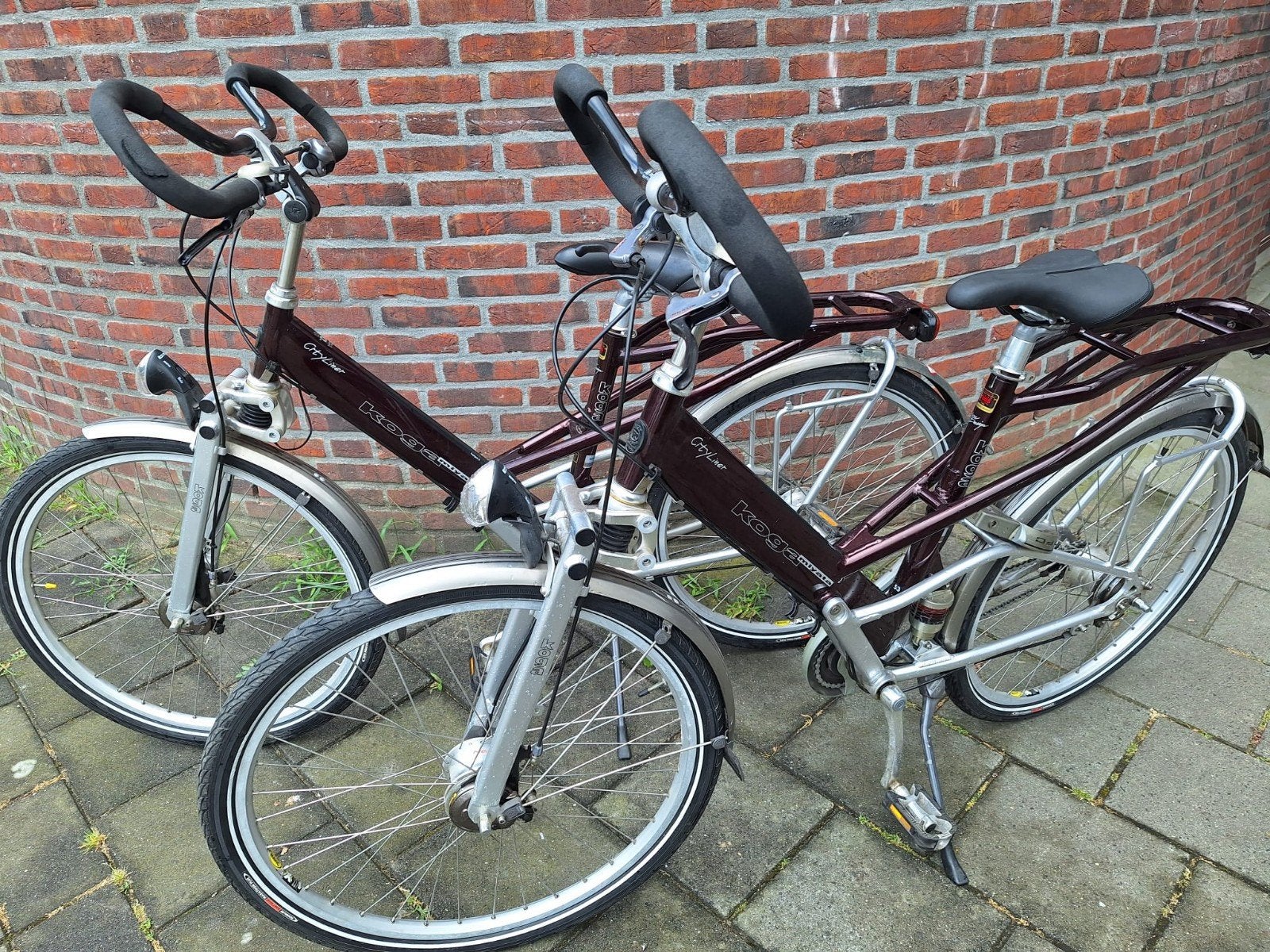 2 x koga miyata city liner, Versnellingen, Ophalen, Overige merken, 53 tot 56 cm