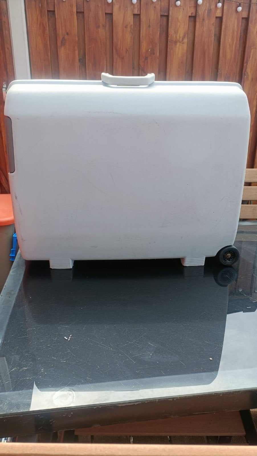 Grijze Samsonite Oyster 75cm, Sieraden, Tassen en Uiterlijk, Koffers, Gebruikt, Hard kunststof, 70 cm of meer, 55 cm of meer