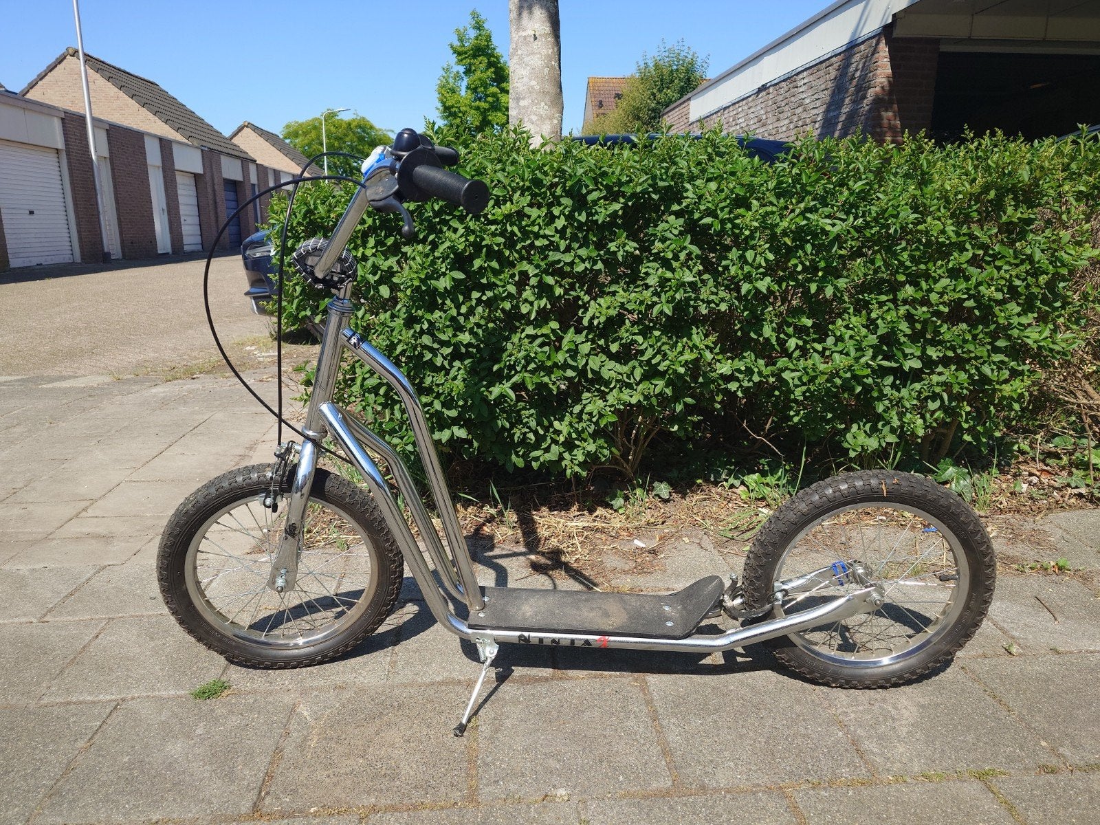 Stoere step met grote wielen - Ideaal voor avontuur!, Ophalen, Gebruikt, Gewone step, Ninja