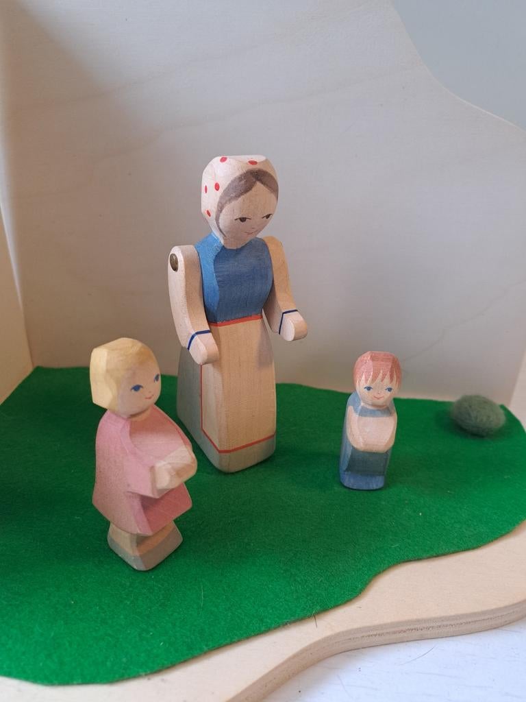 Ostheimer boerin met kinderen, Ophalen of Verzenden, Zo goed als nieuw, Overige typen